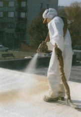 obr.1.1.3.    nástřik tvrdé PUR pěny