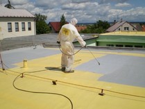 obr.1.1.05 nástřik UV silikonové UV ochranné vrstvy