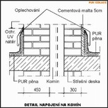 obr.1.1.13 detailukončení u komínu