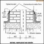obr.1.1.13 detailukončení u komínu