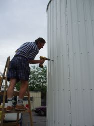 obr. 6.1.3 vrtáníplnících otvorů Ø 10 mm