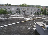 obr. 12,2,17 doplnění nové vrstvy PUR pěny, navýšení tloušťky celkové izolační vrstvy na 65 mm