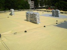 obr. 12,2,8 doplnění nové vrstvy PUR pěny, navýšení tloušťky celkové izolační vrstvy na 65 mm