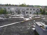 obr. 12,2,17 doplnění nové vrstvy PUR pěny, navýšení tloušťky celkové izolační vrstvy na 65 mm